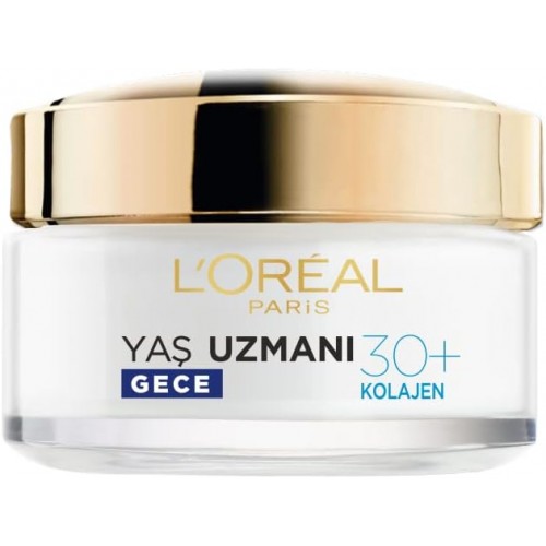 Loreal Paris Yaş Uzmanı 30+ Kırışıklık Karşıtı Nemlendirici Gece Kremi