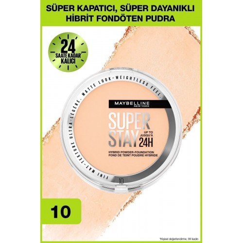 Maybelline New York Superstay Hibrit Pudra & Fondöten - 10