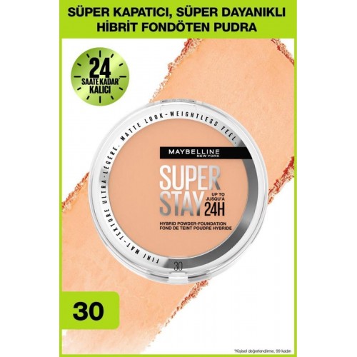 Maybelline New York Superstay Hibrit Pudra & Fondöten - 30