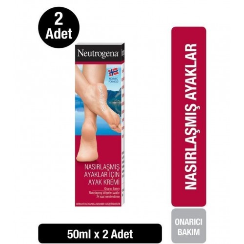 Neutrogena Nasırlaşmış Ayaklar İçin Onarıcı Ayak Kremi 50 ml x 2 Adet