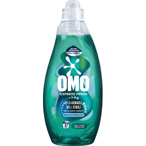 Omo Express Fresh Kötü Koku Karşıtı Beyaz Renkliler Deterjanı 1480 ml