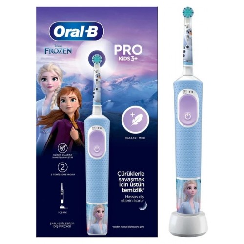 Oral-B D100 Çocuklar İçin Şarj Edilebilir Diş Fırçası Frozen