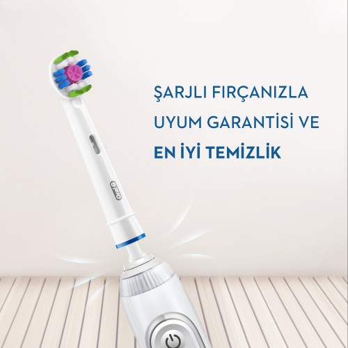 Oral-B Diş Fırçası Yedek Başlığı Clean Maximiser 3D White 4 lü