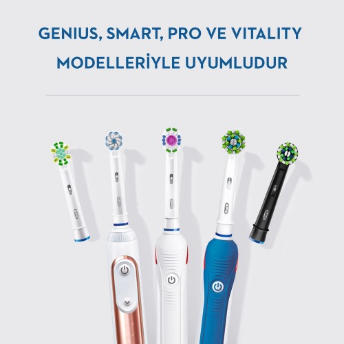 Oral-B Diş Fırçası Yedek Başlığı Clean Maximiser 3D White 4 lü