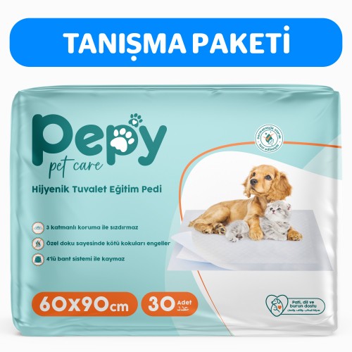 Pepy Pet Care Hijyenik Tuvalet Eğitim Pedi 30 lu x 4 Adet