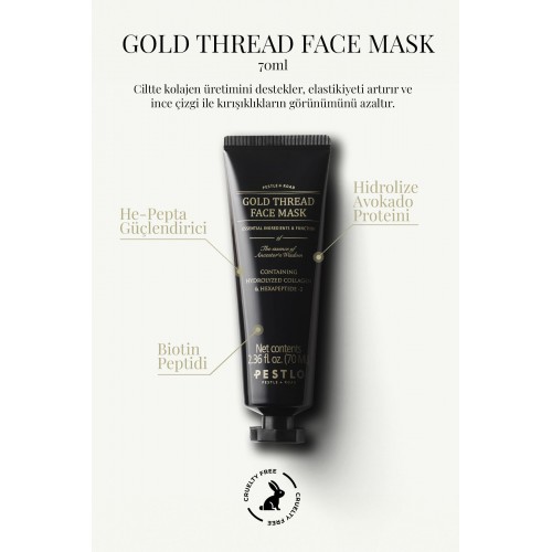 Pestlo Gold Thread Face Maske 70 ml