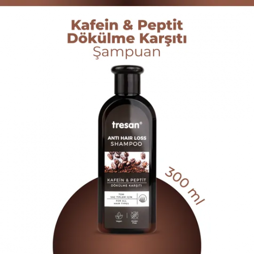 Tresan Kafein Peptit Dökülme Karşıtı Şampuan 300 ml