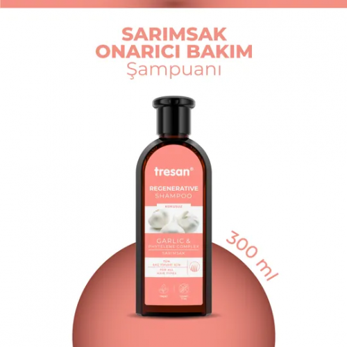 Tresan Sarımsak Onarıcı Bakım Şampuanı 300 ml