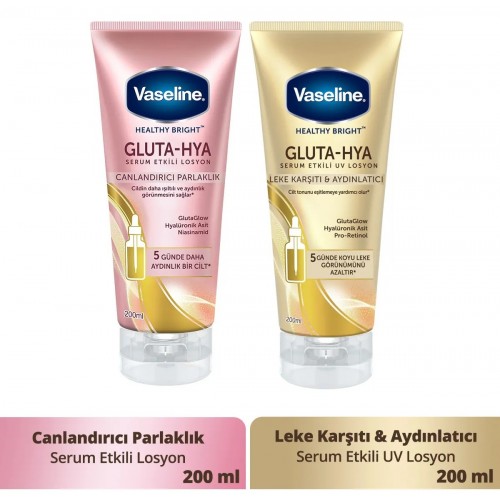 Vaseline Gluta Hya Serum Etkili Losyon Serisi 200 ml