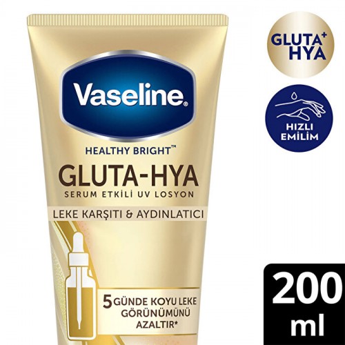 Vaseline Gluta Hya Serum Etkili Uv Losyon Leke Karşıtı 200 ml