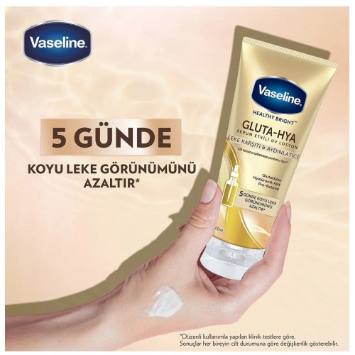 Vaseline Gluta Hya Serum Etkili Uv Losyon Leke Karşıtı 200 ml x 2 Adet