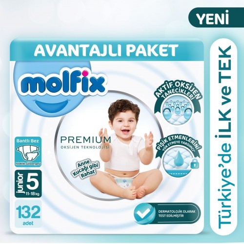 Molfix Premium Avantajlı Paket 5 No 66 lı x 2 Adet