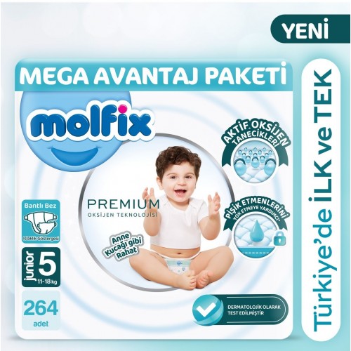 Molfix Premium Avantajlı Paket 5 No 66 lı x 4 Adet