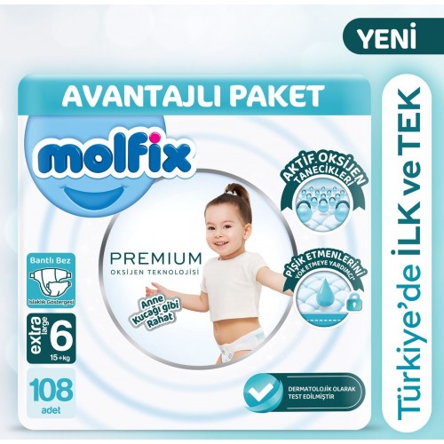 Molfix Premium Ultra Fırsat Paketi 6 No 54 lü x 2 Adet