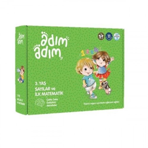 Adım Adım Eğitim Seti (3 Yaş) - Sayılar ve İlk Matematik