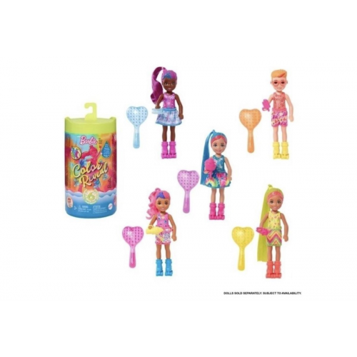 Barbie Color Reveal Sürpriz Chelsea Neon Saçlı Bebekler HDN77