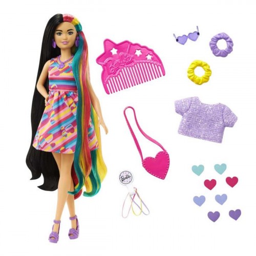 Barbie Upuzun Muhteşem Saçlı Bebekler HCM87-HCM90