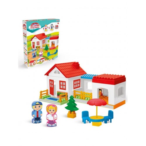 Fen Toys Tek Katlı Ev Bloklar 03135