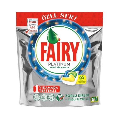 Fairy Platınum Bulaşık Makinesi Tableti 65 li