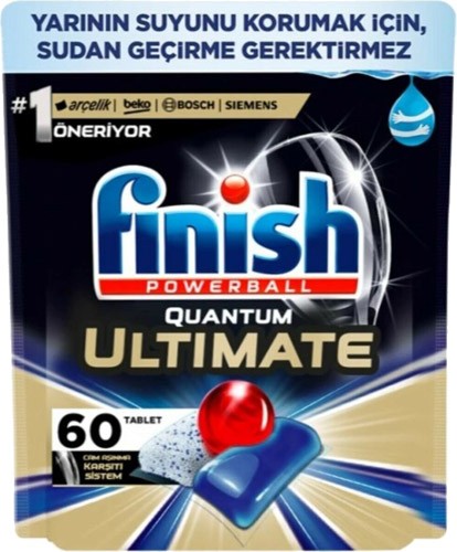 Finish Quantum Ultimate Bulaşık Makinesi Deterjanı Kapsül Tablet 60 lı